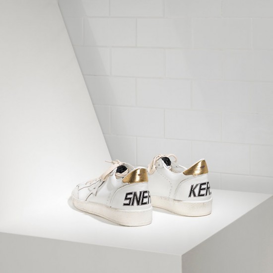 Men's/Women's Golden Goose sneakers ball star leather in white gold