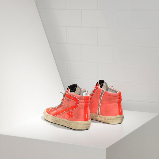 Men's/Women's Golden Goose slide sneakers archive in orange