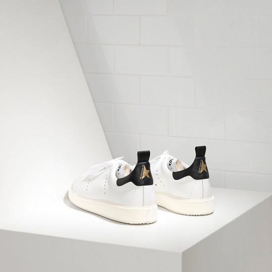 Men's Golden Goose sneakers starter in white black